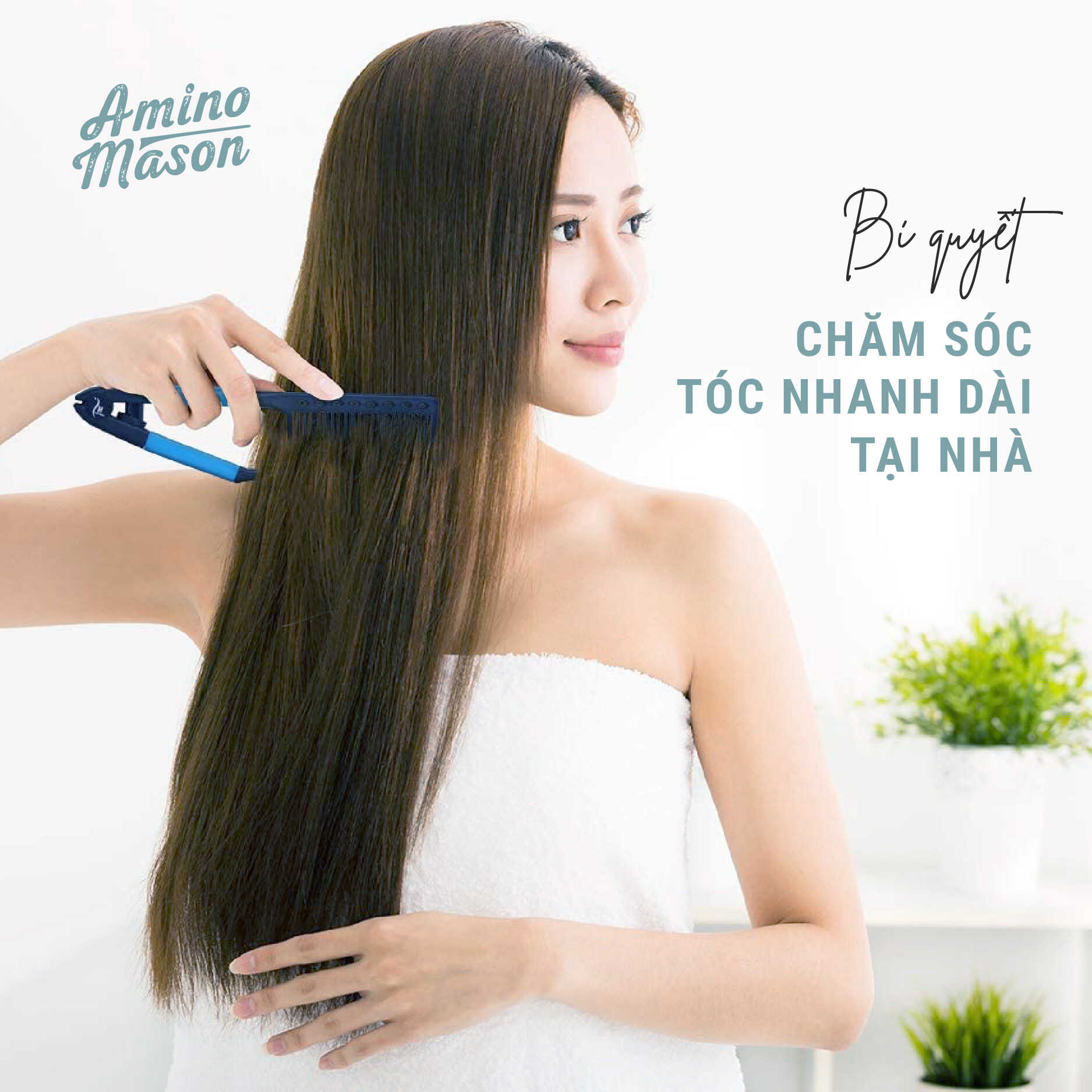 BÍ QUYẾT CHĂM SÓC MÁI TÓC NHANH DÀI TẠI NHÀ