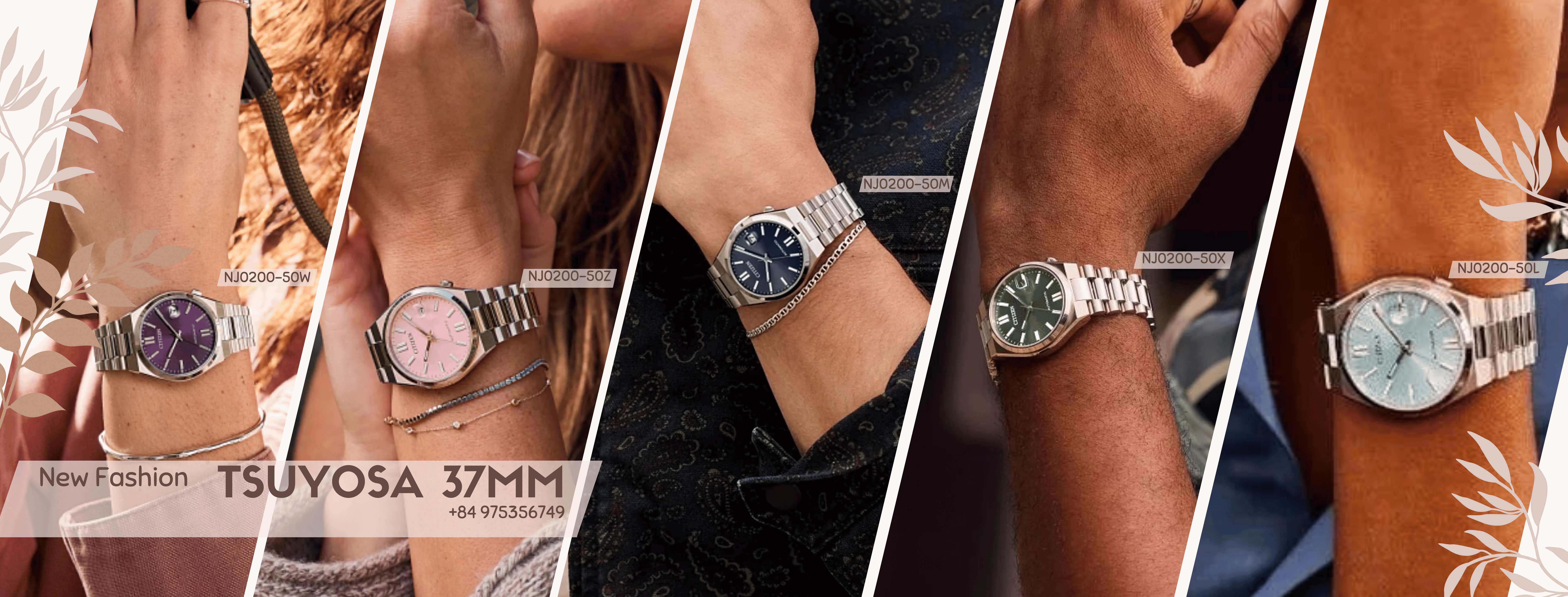 Citizen Tsuyosa 37mm – Bộ sưu tập mới nhất 2025: Khi phong cách và công nghệ gặp nhau