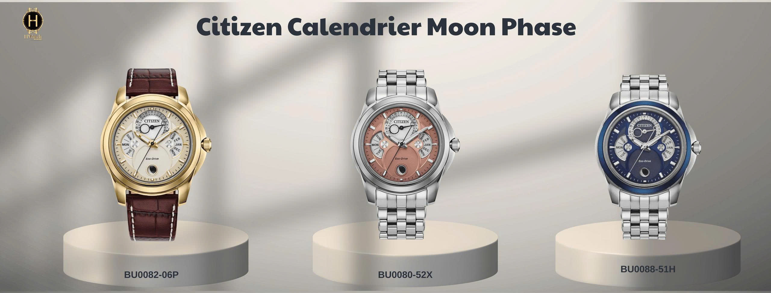 Tổng Quan Citizen Calendrier Moon Phase – Đồng Hồ Cao Cấp Nhật Bản - Hwatch