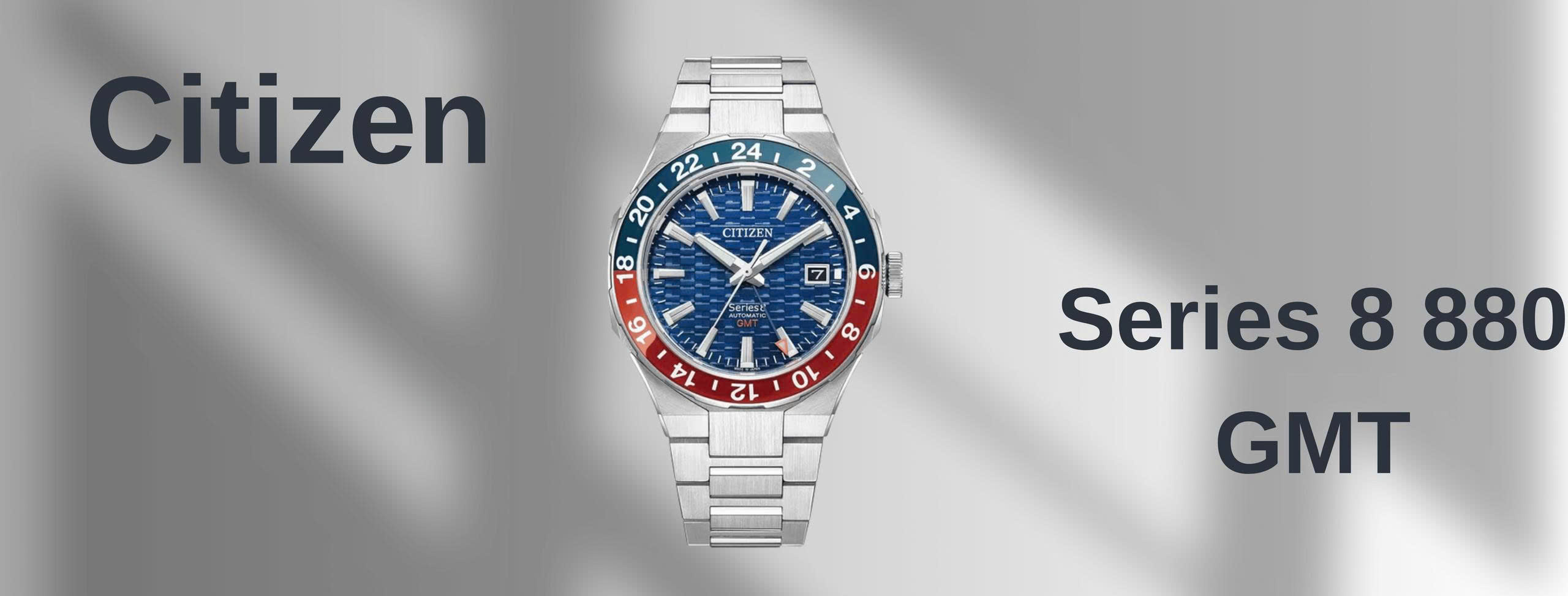 Citizen Series 8 880 GMT NB6030-59L Pepsi – Đồng Hồ Nhật Bản Cao Cấp, GMT, Chống Nước 100M