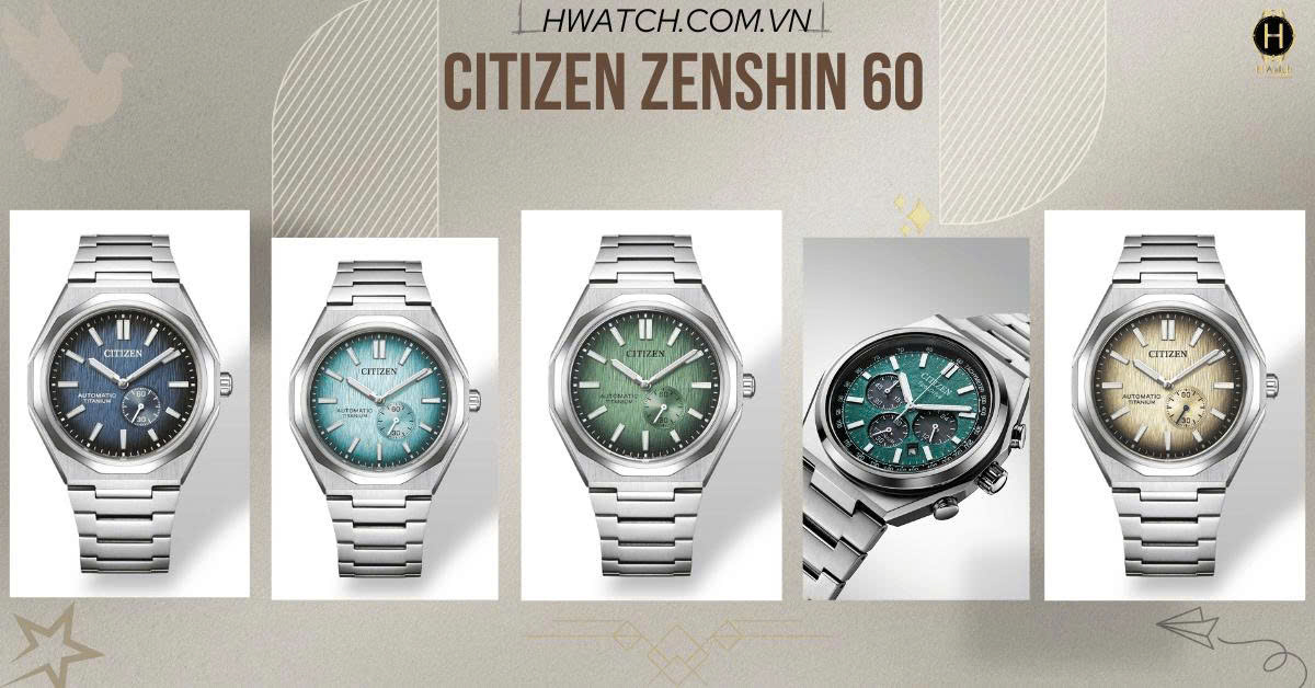 Citizen Zenshin 60 Super Titanium - Đẳng Cấp Nhật Bản, Siêu Bền & Sang Trọng | Hwatch