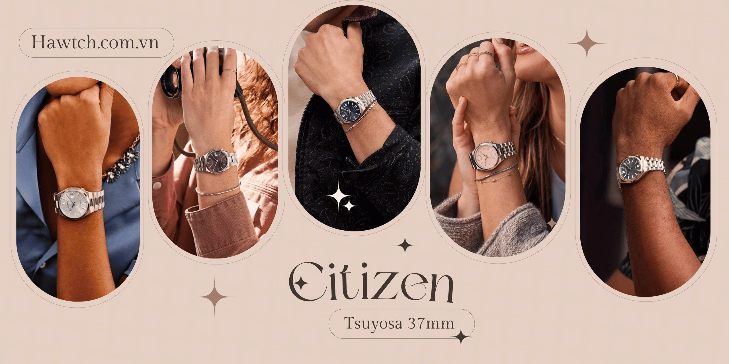 Citizen Tsuyosa 37mm – Đánh giá chi tiết & Giải đáp thắc mắc | Hwatch 2025