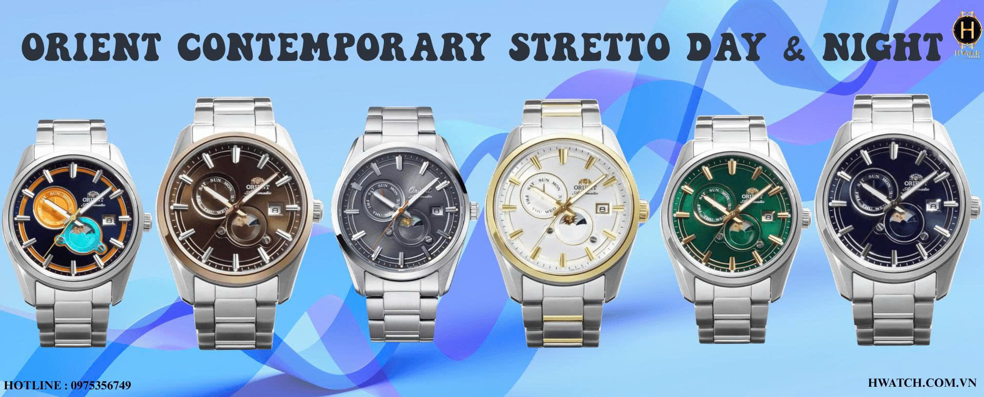Bộ Sưu Tập Đồng Hồ Nam Orient Automatic Contemporary Stretto Day & Night