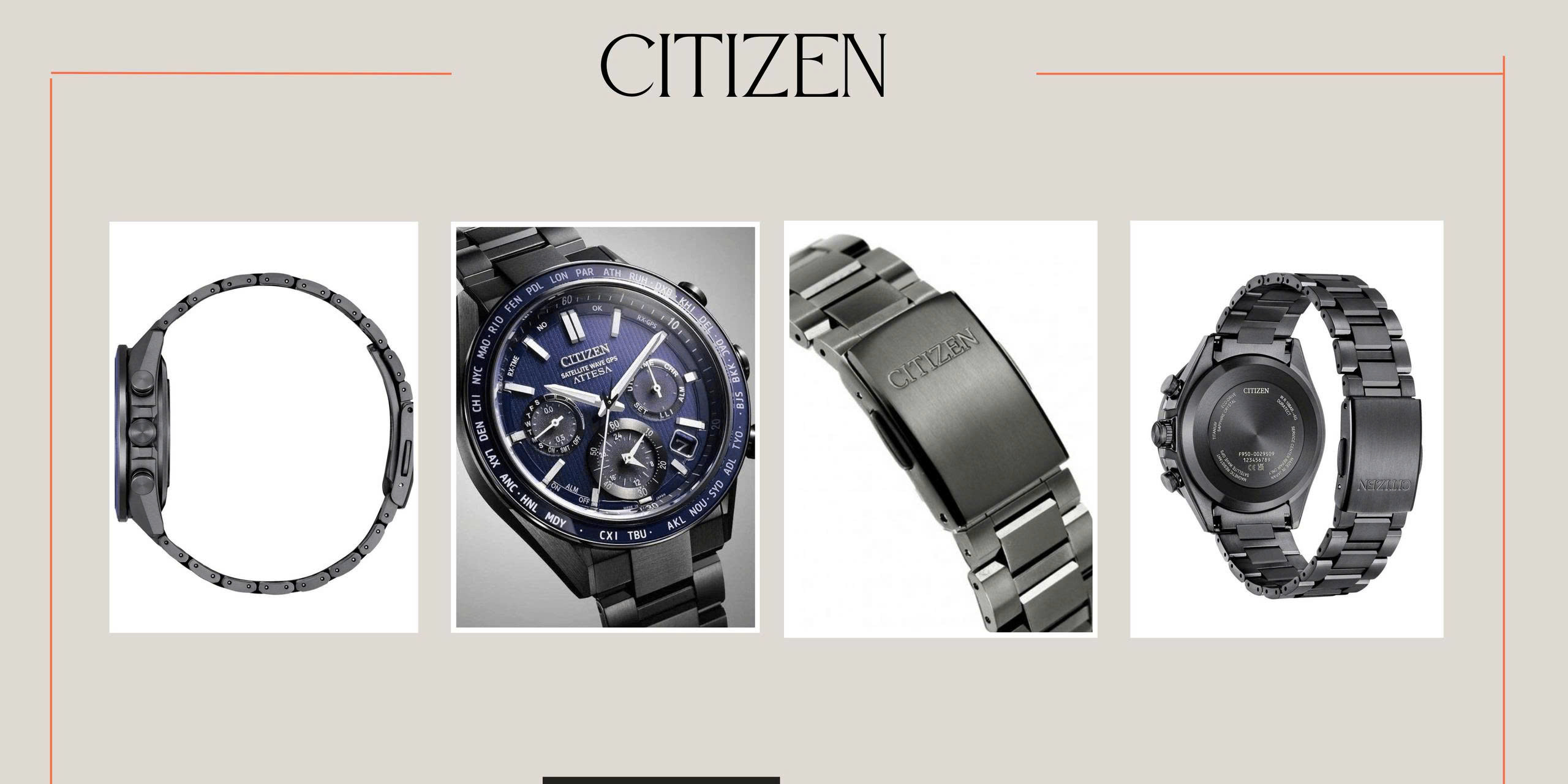 Citizen Quartz Eco-Drive Attesa Satellite Wave GPS CC4059-64L