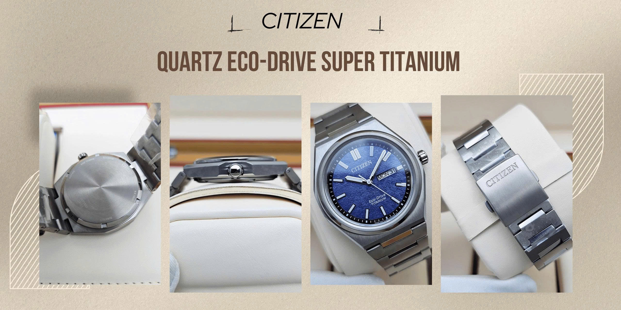 Citizen Quartz Eco-Drive Super Titanium