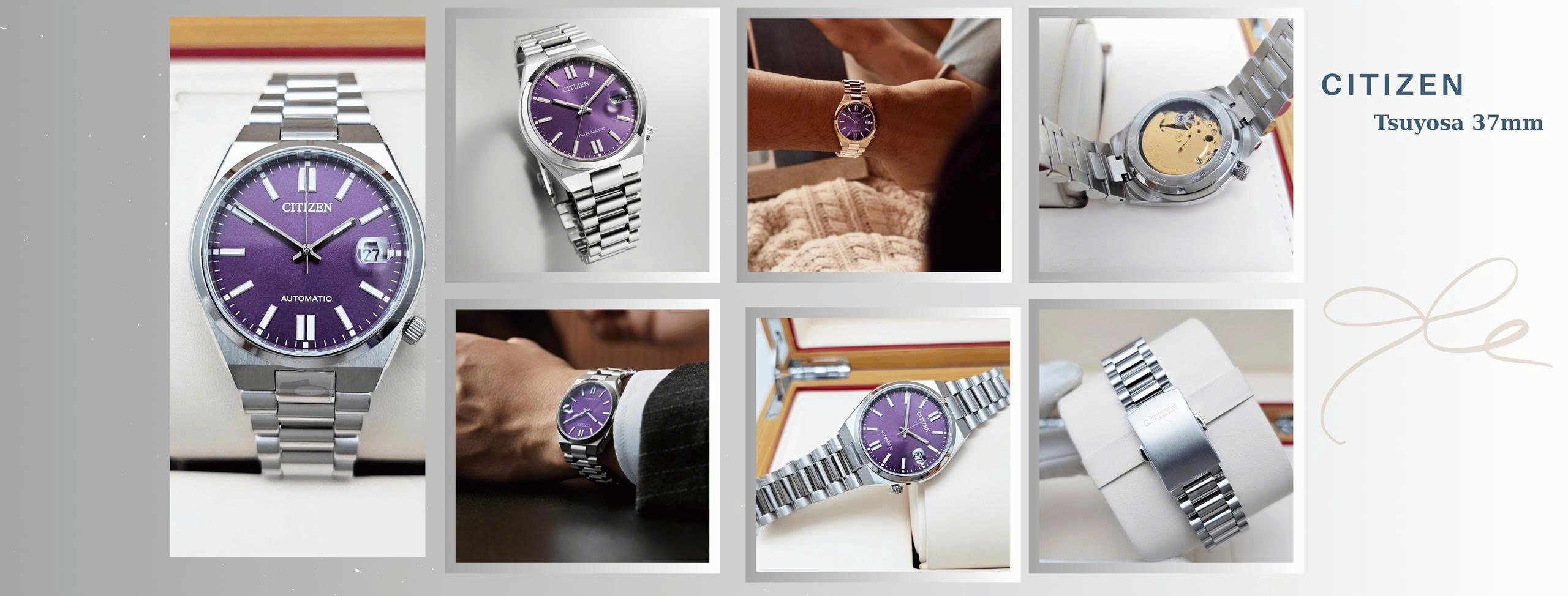  Citizen Tsuyosa 37mm NJ0200-50W Tím