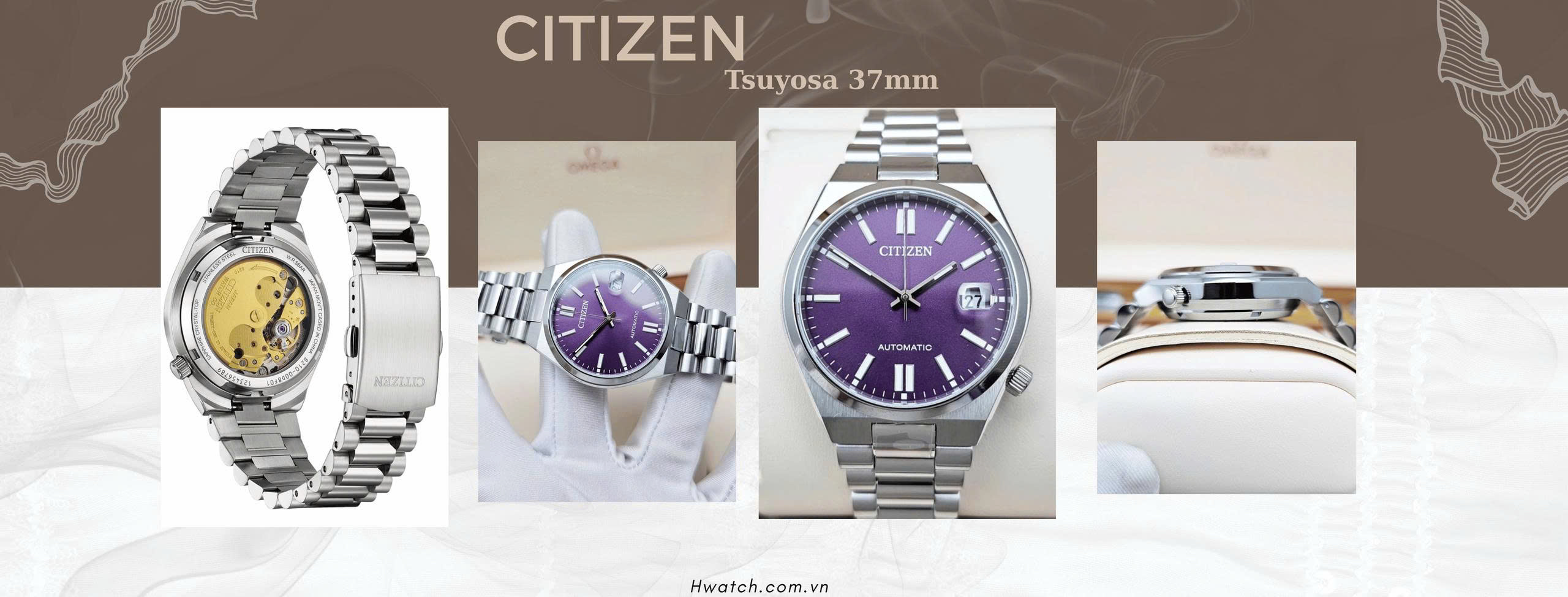  Citizen Tsuyosa 37mm NJ0200-50W Tím