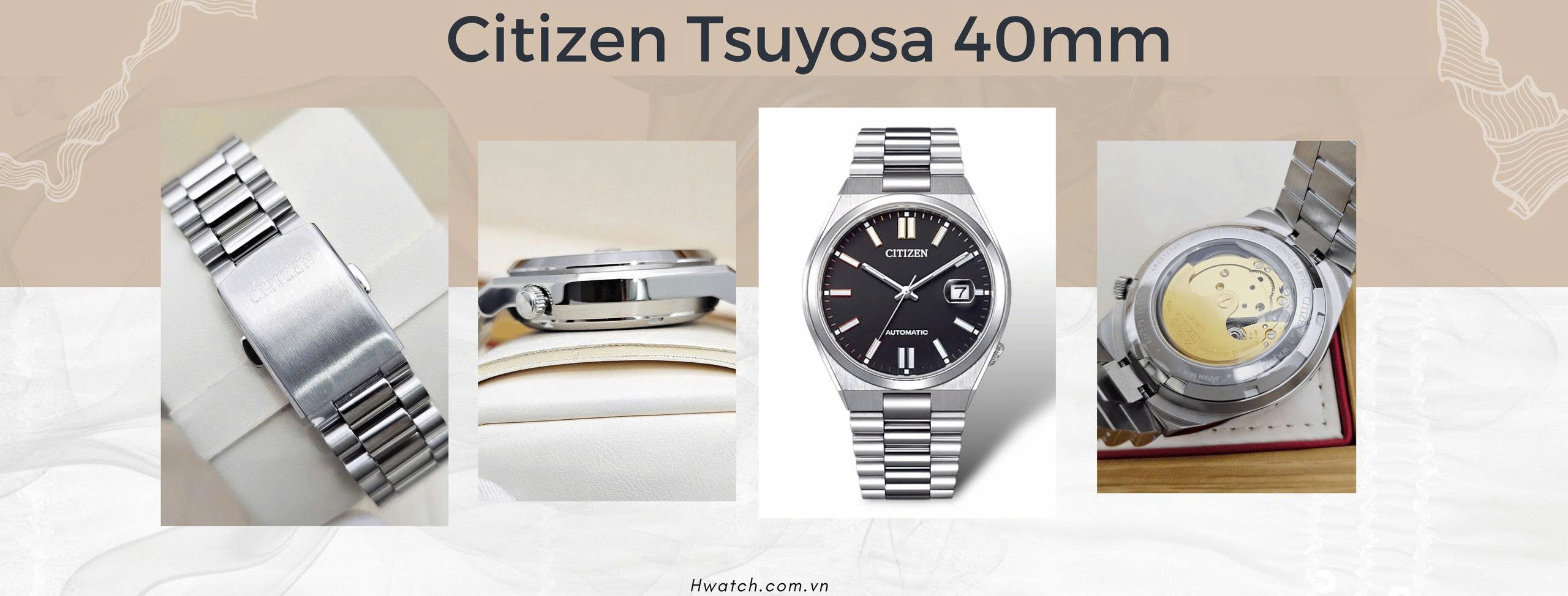 Citizen tsuyosa 40 NJ0150-81E Đen