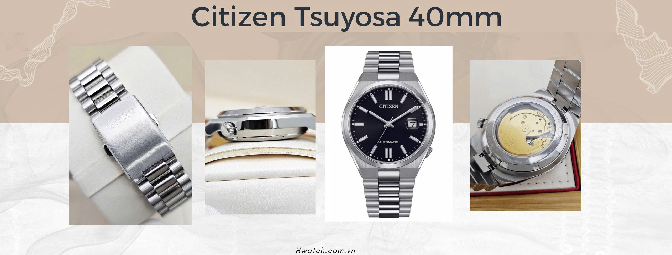 Citizen tsuyosa 40 NJ0150-81E Đen