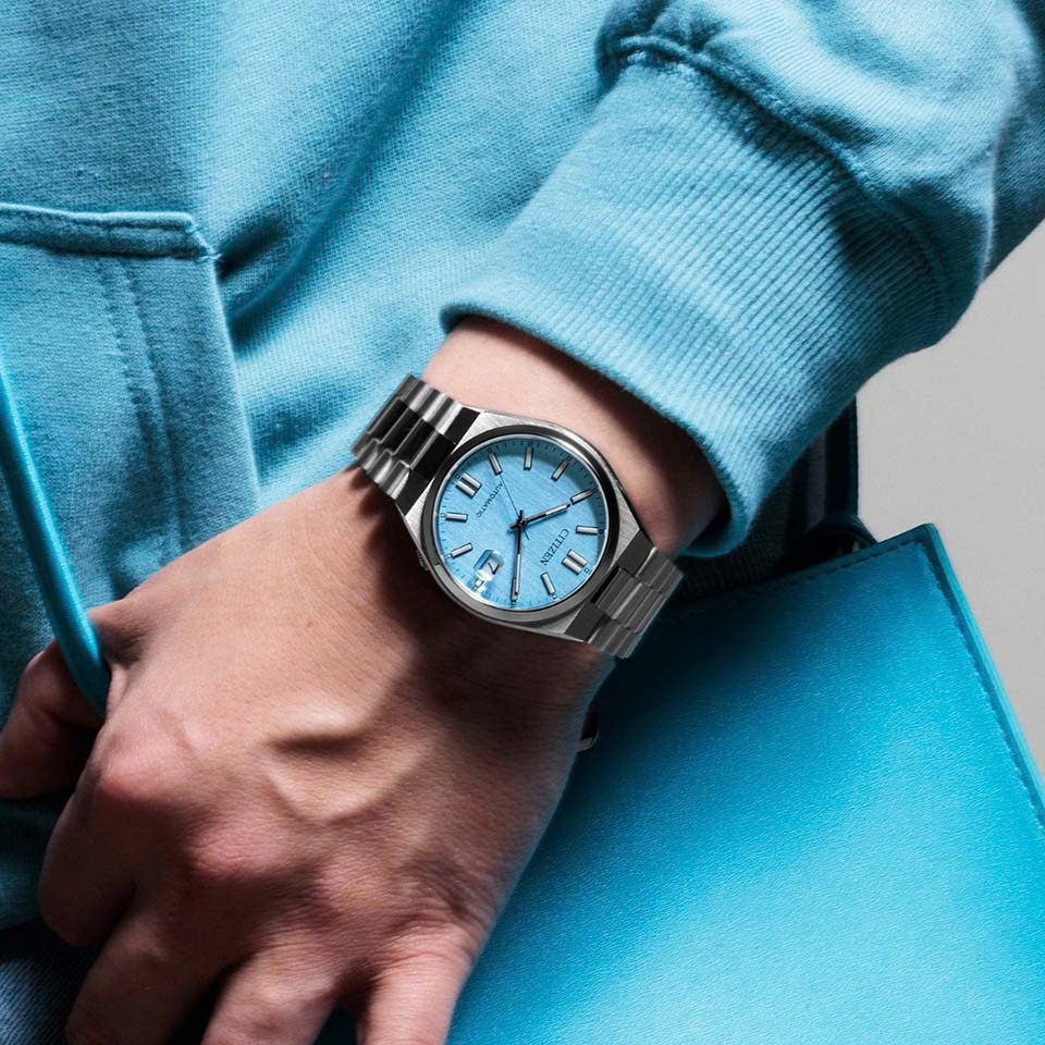 Citizen tsuyosa 40 NJ0151-88M xanh tiffany