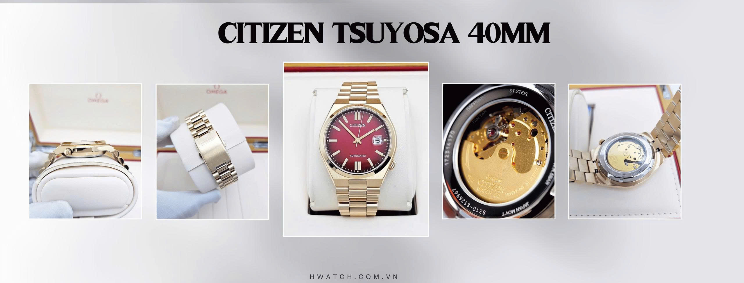 Citizen tsuyosa 40 NJ0153-82X đỏ