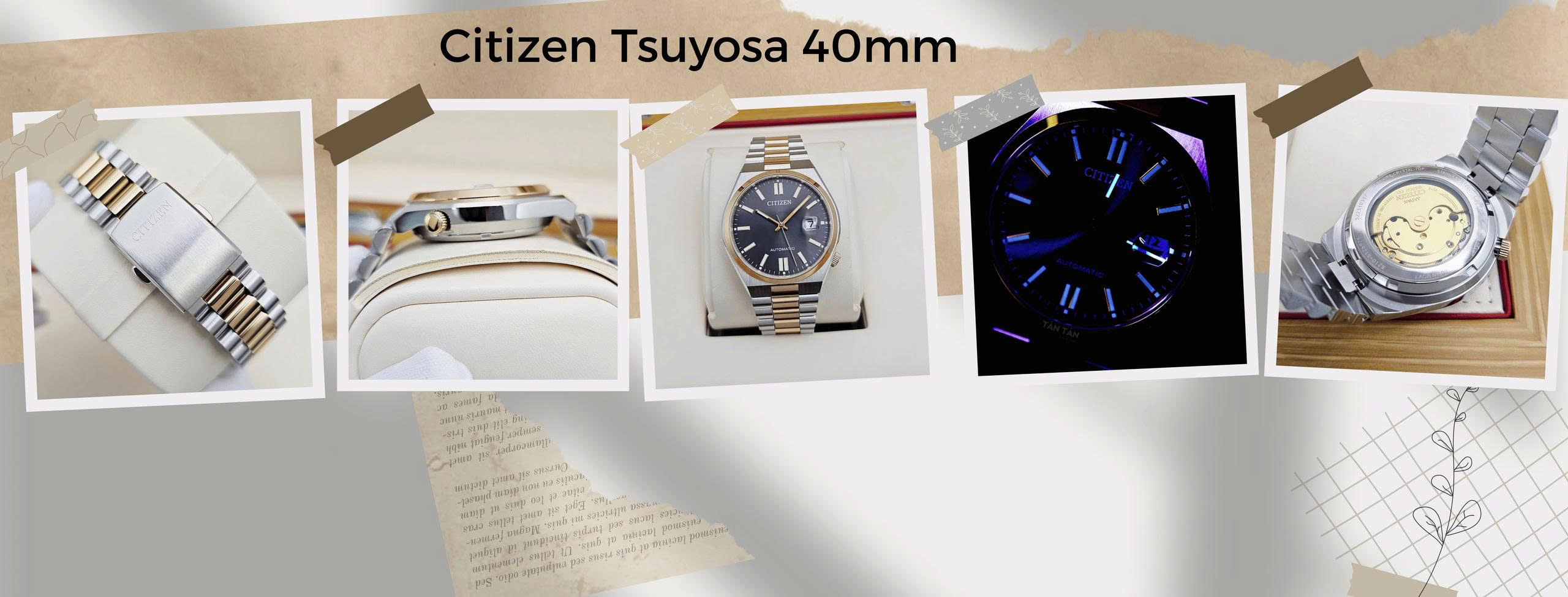 Citizen tsuyosa 40 NJ0154-80H đen