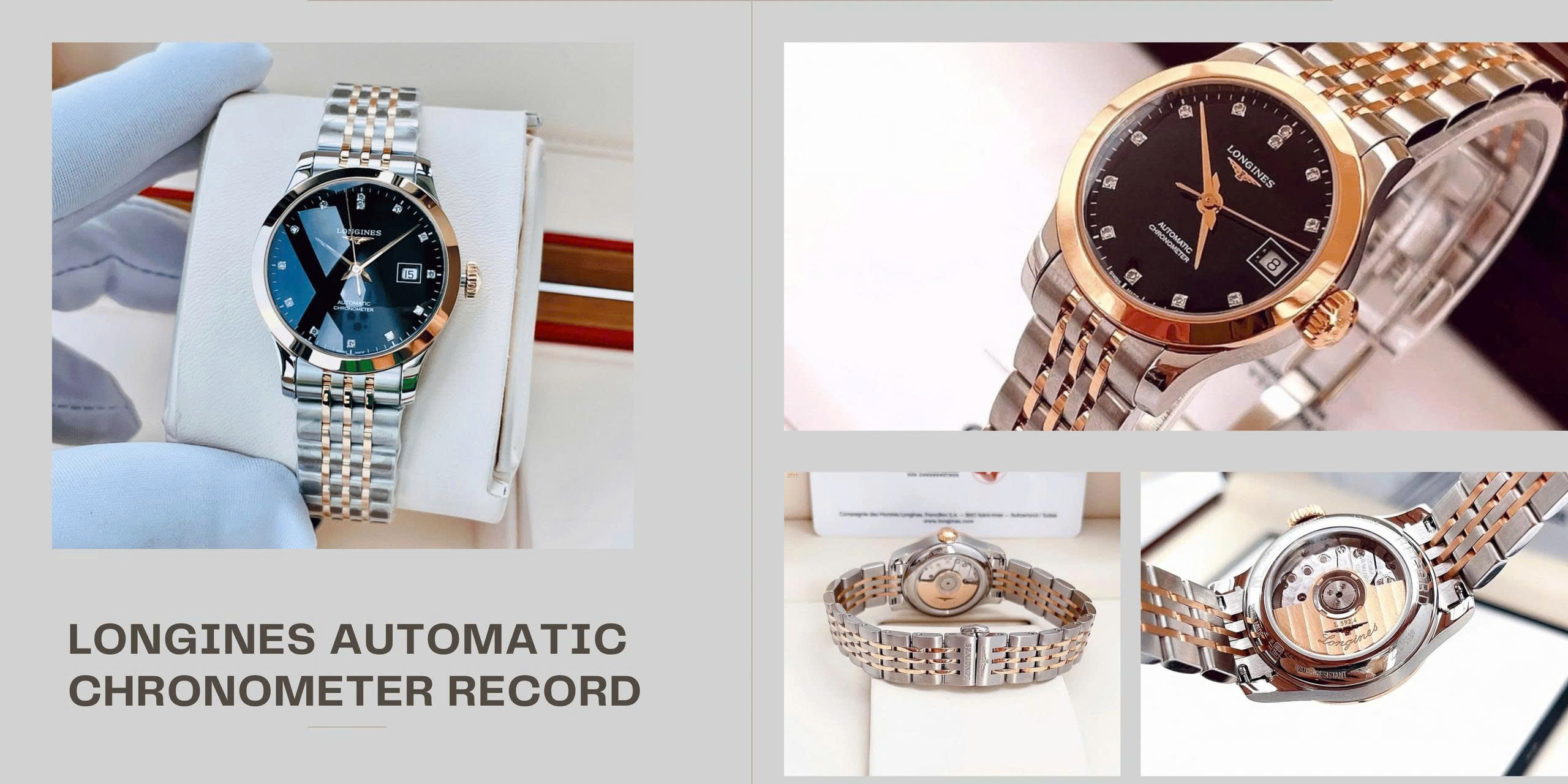  LONGINES AUTOMATIC CHRONOMETER RECORD – L2.321.5.57.7