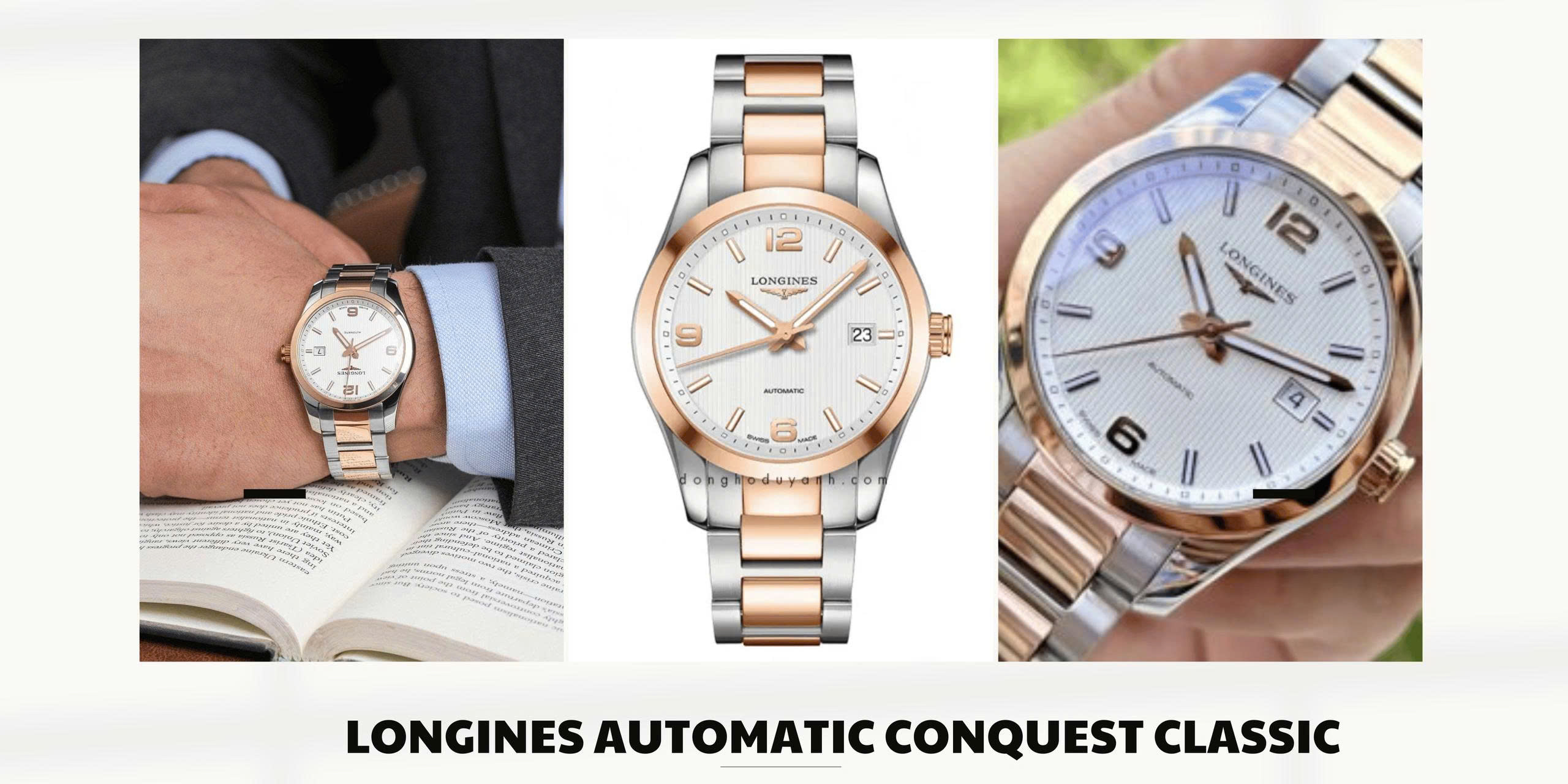 LONGINES AUTOMATIC CONQUEST CLASSIC L2.785.5.76.7 