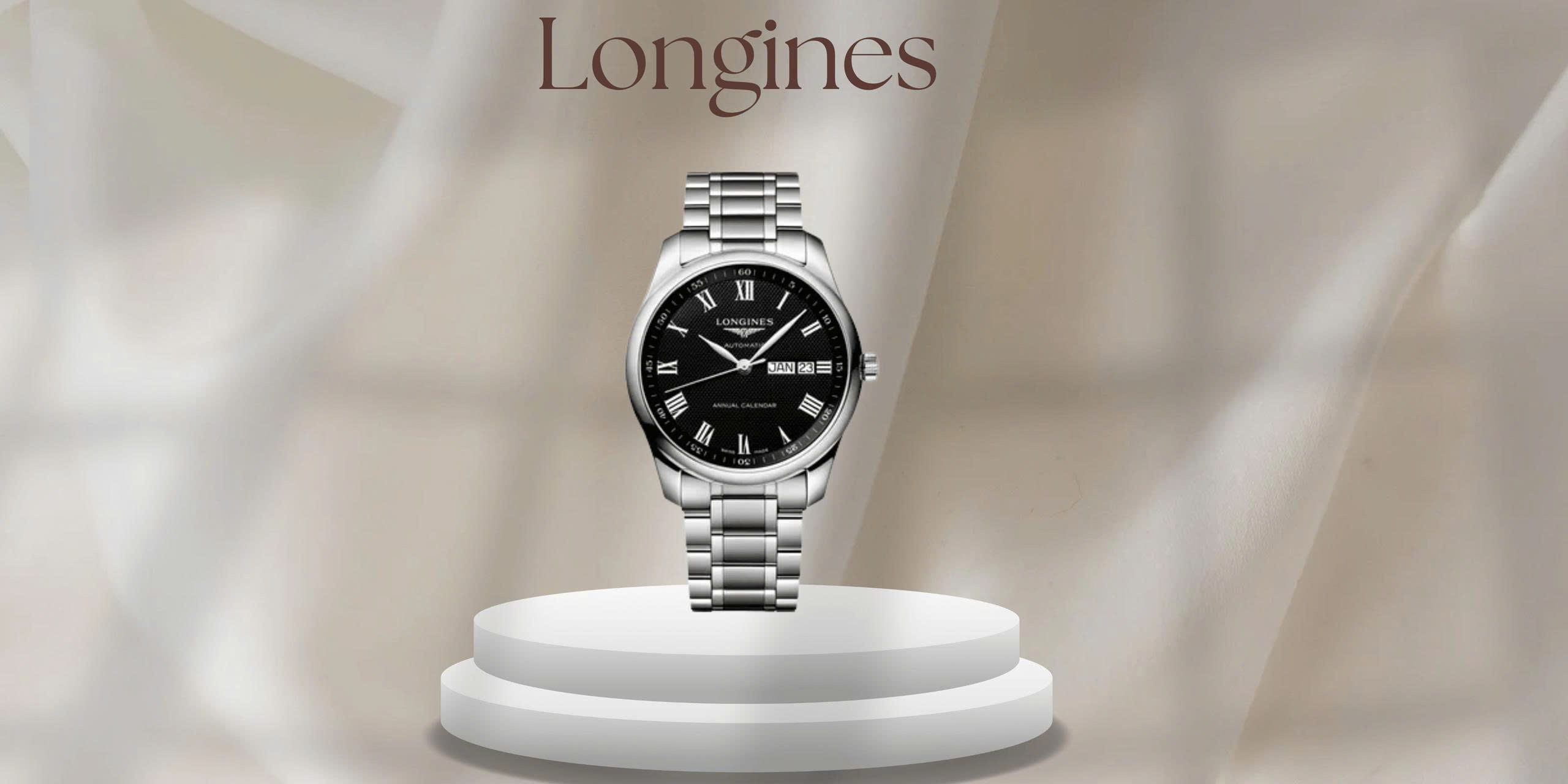  Longines Automatic Master Annual Calendar  L2.910.4.51.6 ( L29104516 )