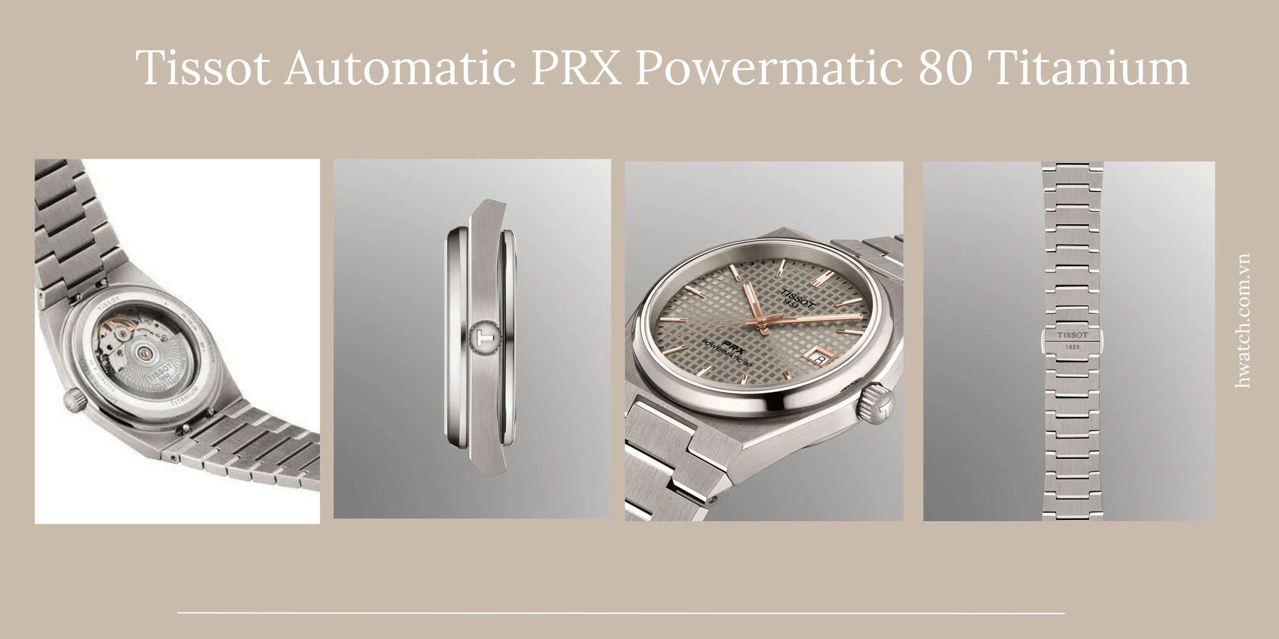 Tissot Automatic PRX Powermatic 80 Titanium 38mm T137.807.44.061.00 ( T1378074406100 )