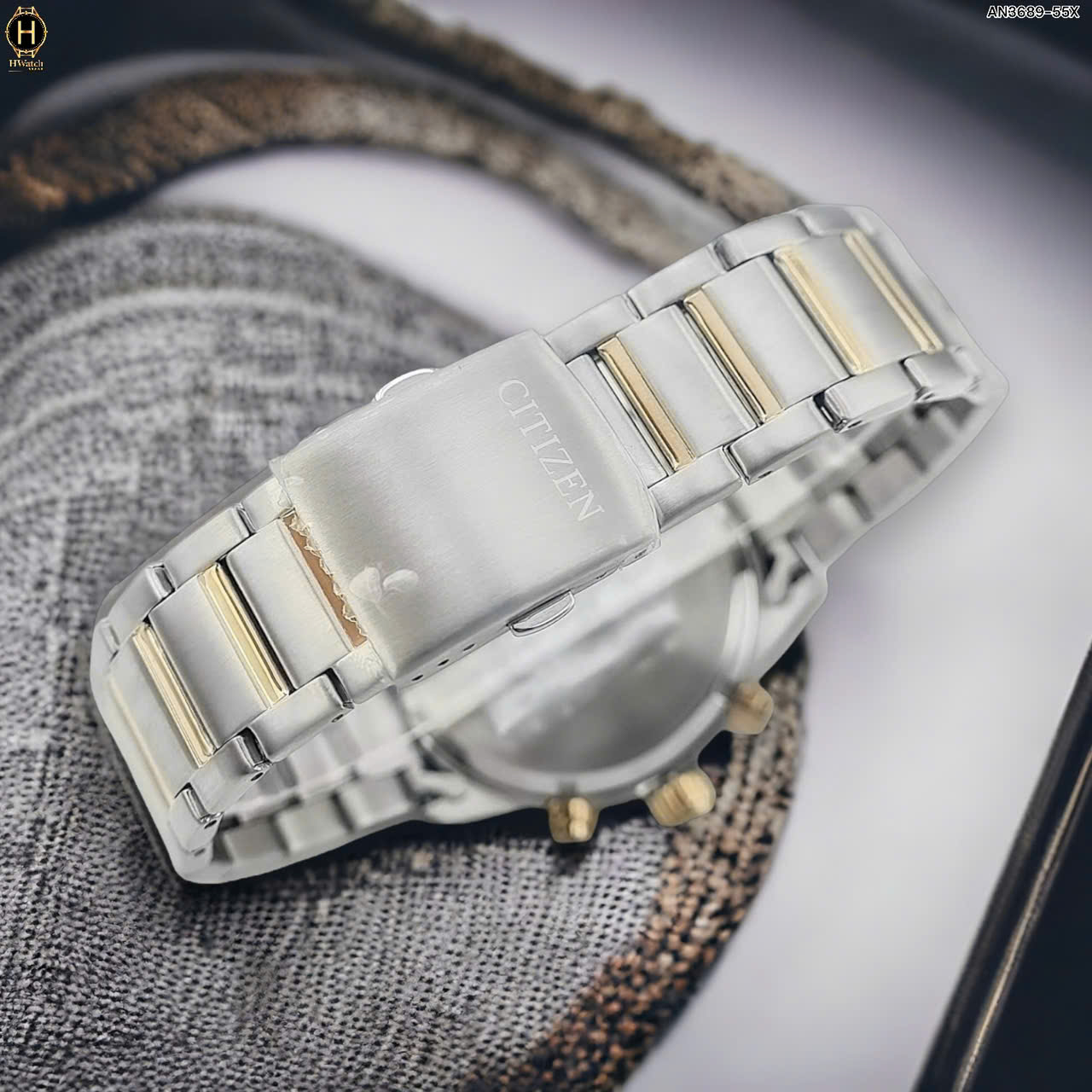 An3689 Đồng Hồ Nam Citizen Quartz Chronograph AN3689-55X