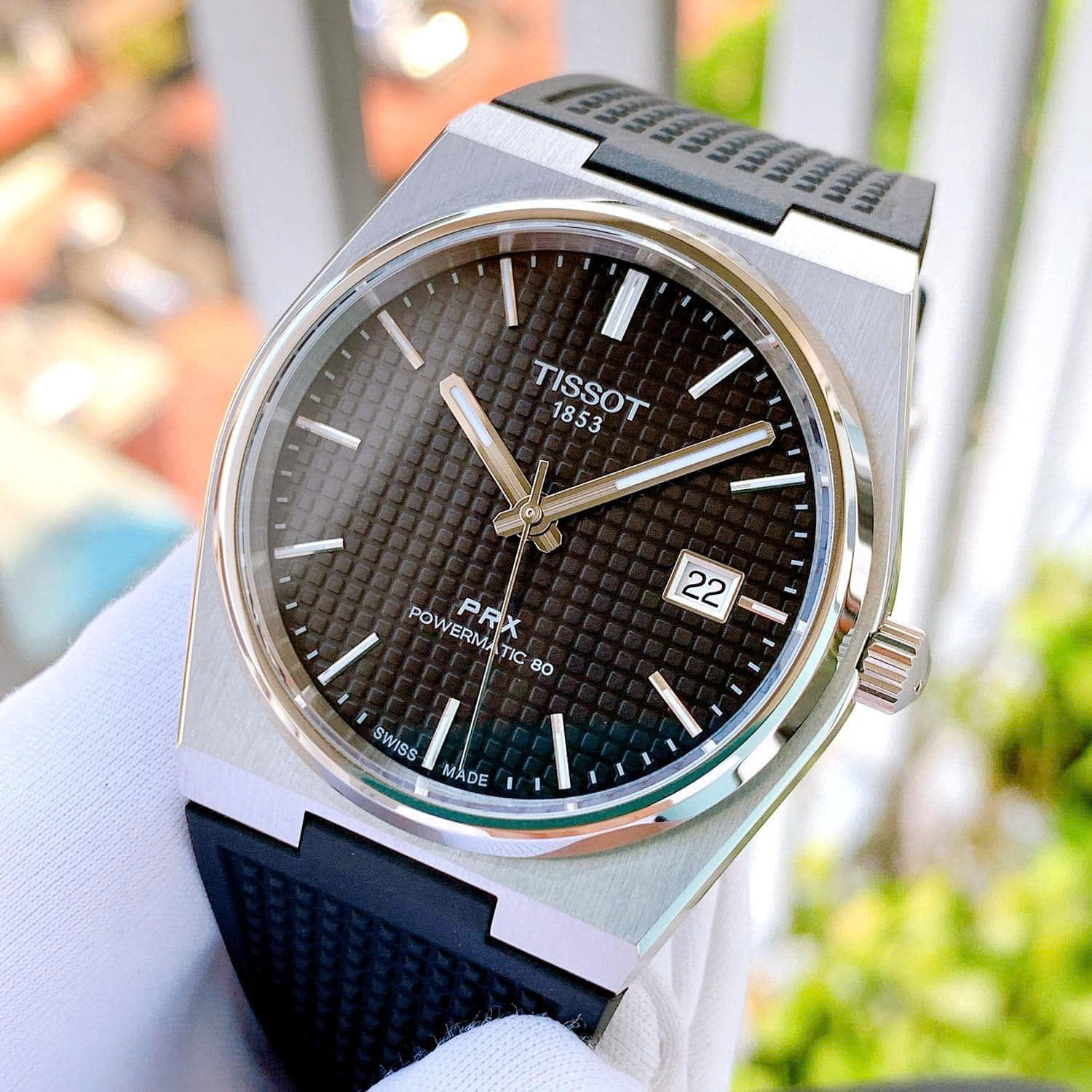 Đồng Hồ Nam Tissot Automatic PRX Powermatic 80 Black 40mm T137