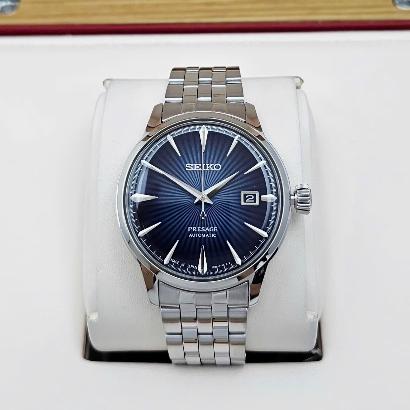 Đồng Hồ Nam Seiko Automatic Presage Cocktail Blue SARY123