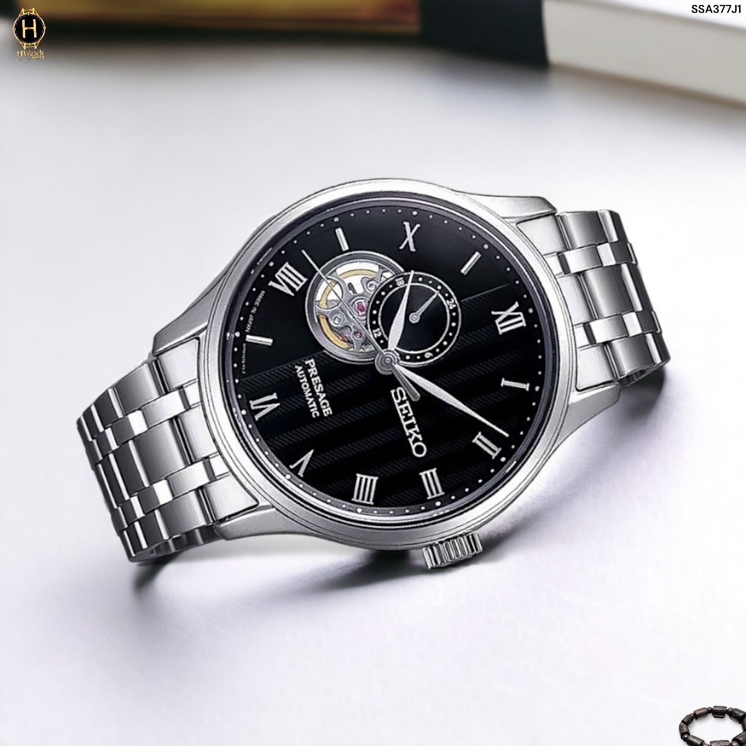 Automatic Seiko Presage Open Heart Ssa377j1 Đồng Hồ Nam Seiko