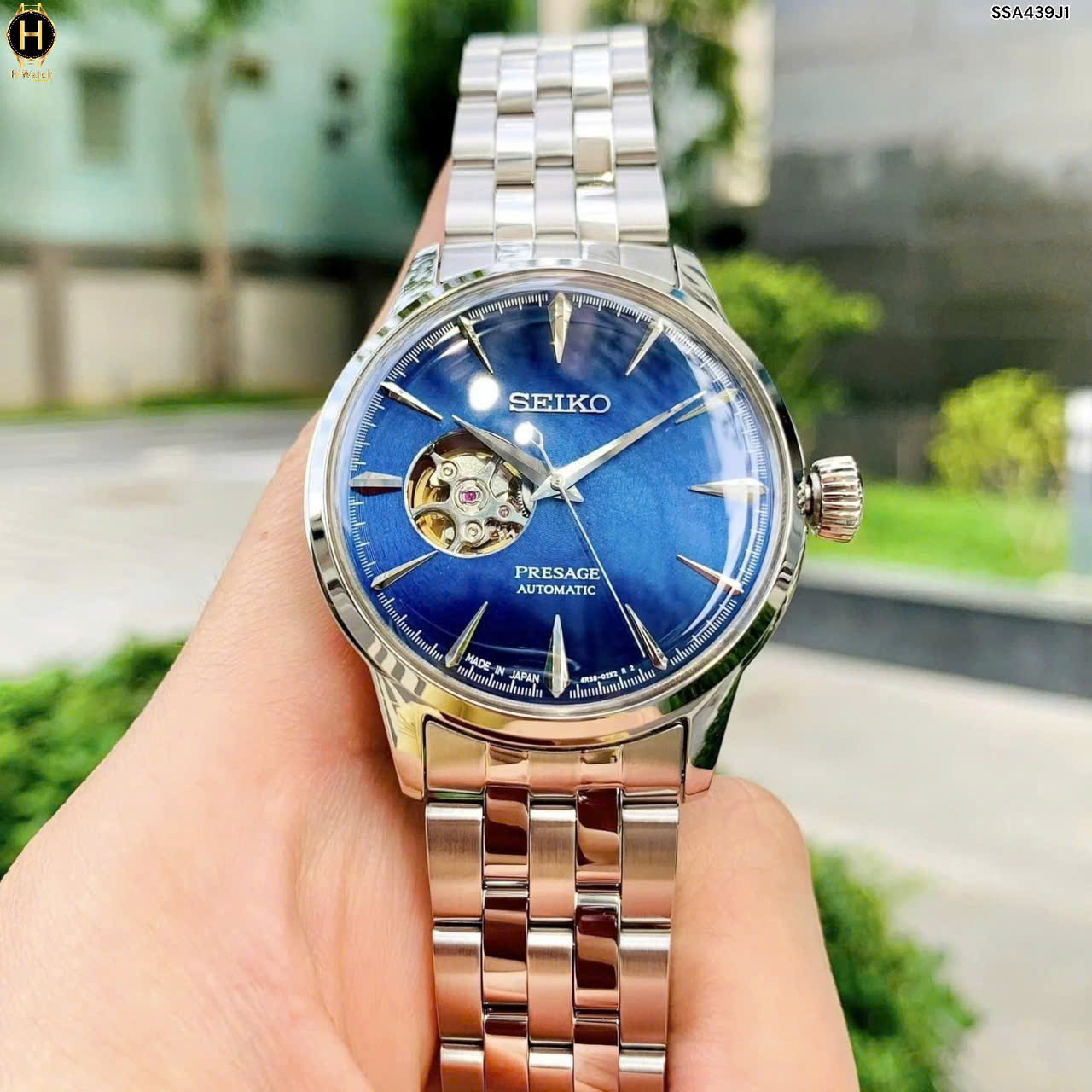 Đồng Hồ Nam Seiko Presage Cocktail Automatic Acapulco Blue