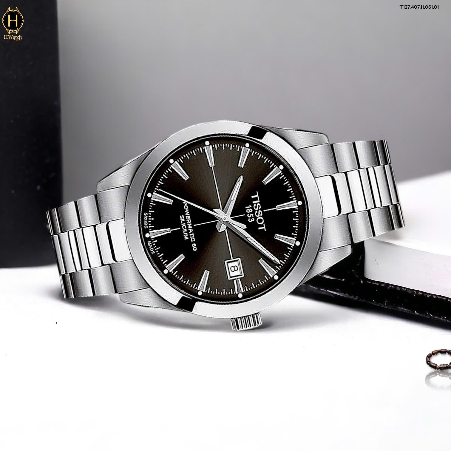 đeo Tay Tissot Silizium Powermatic 80 Đồng Hồ Tissot Gentleman