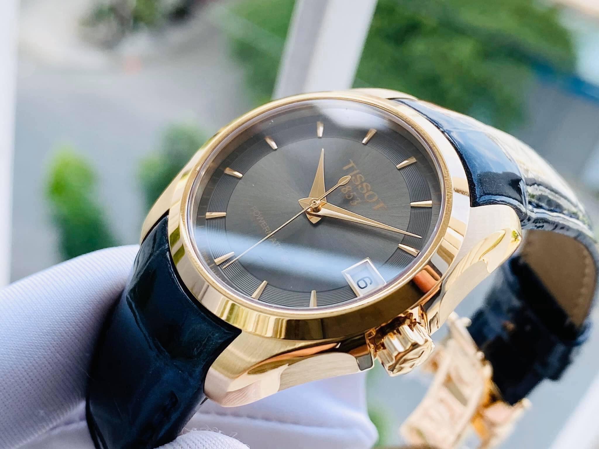 ng H Tissot Couturier Lady Powermatic 80 T035.207.36.061.00 T0352073606100 Automatic Day Da N