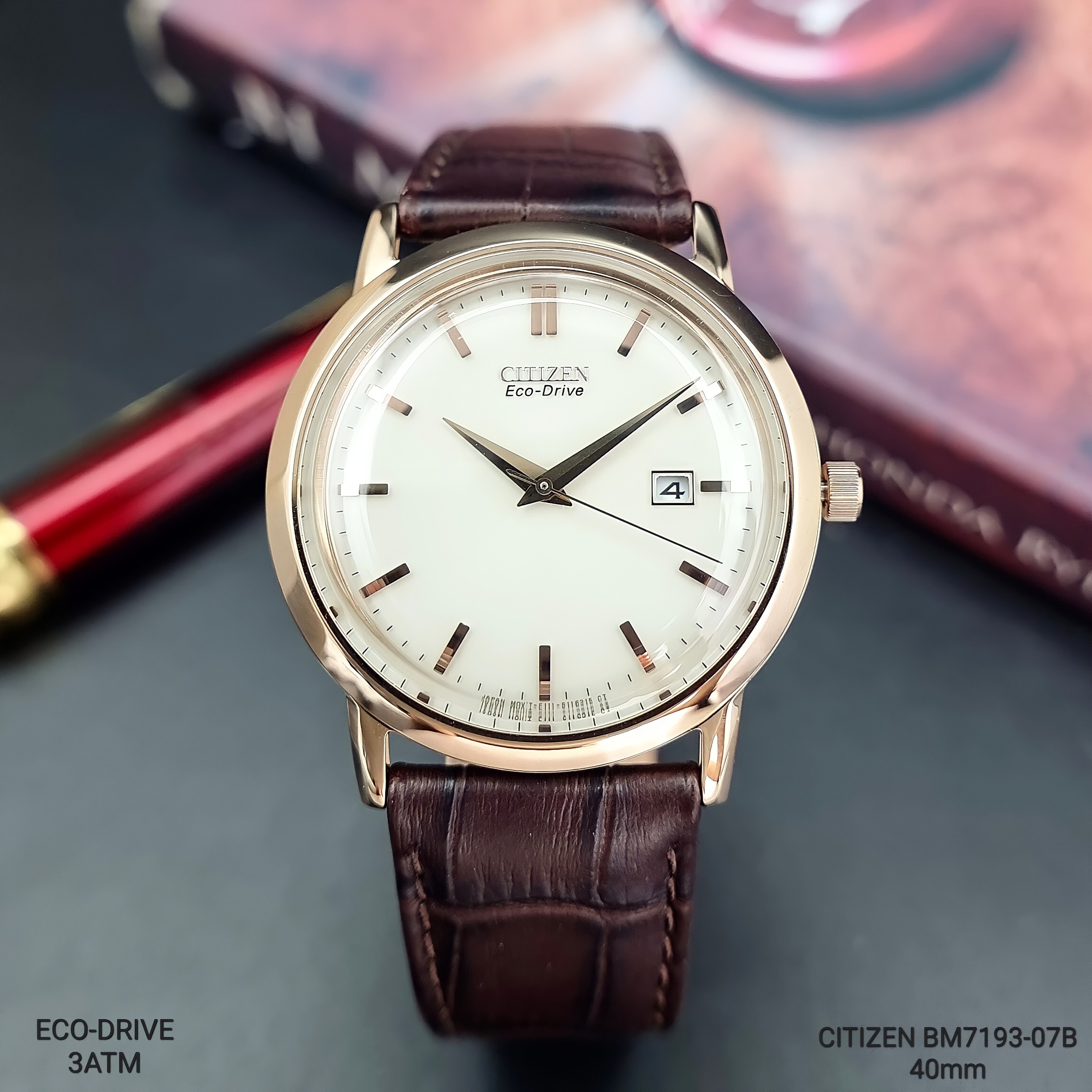 ng H Nam Citizen Pin Eco Drive BM7193 07B D y Da V Rose M t