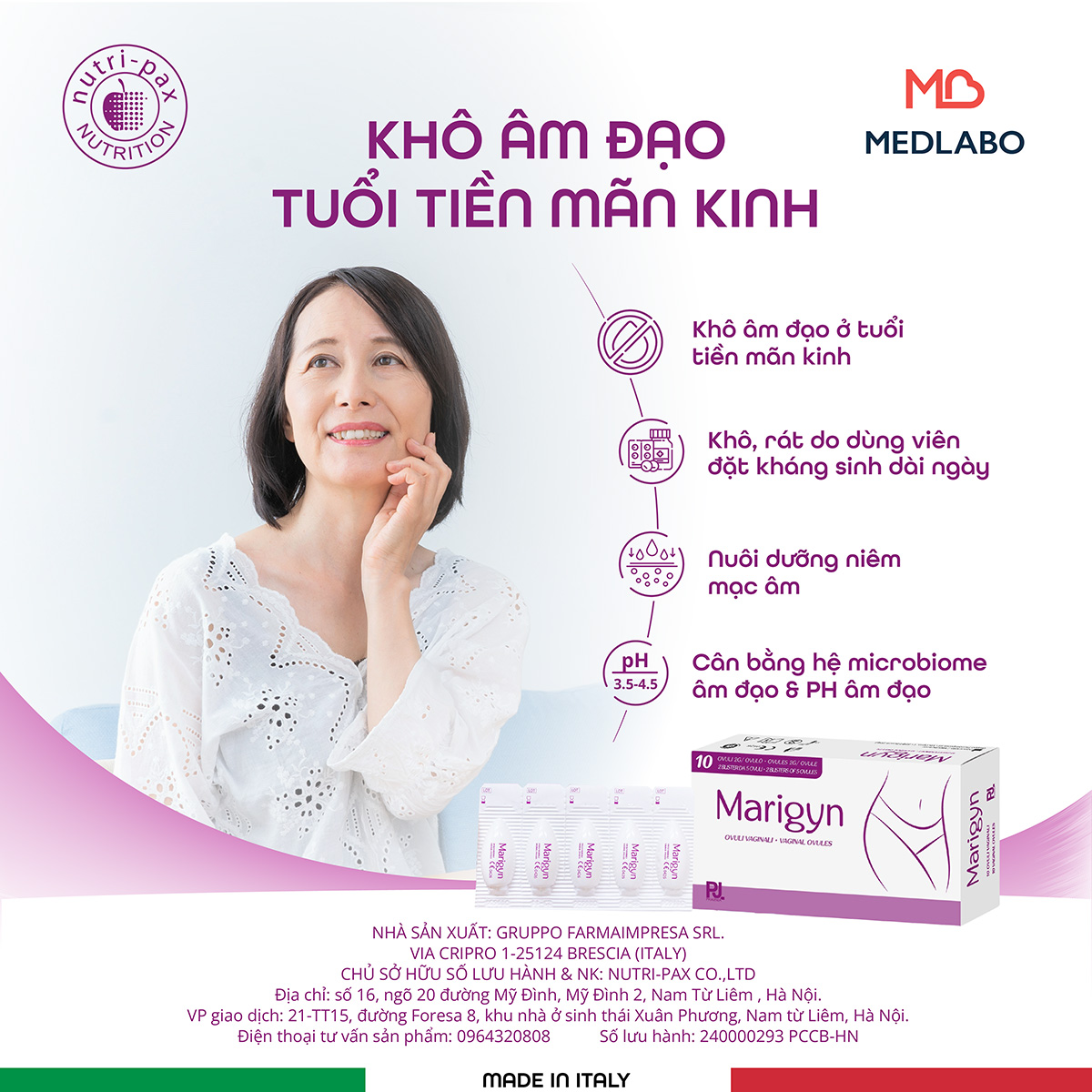 Viên đặt phụ khoa Marigyn - Bí quyết lấy lại sự tự tin cho phái đẹp