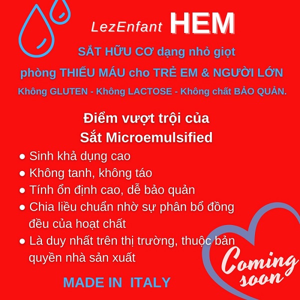 Sắt hữu cơ !