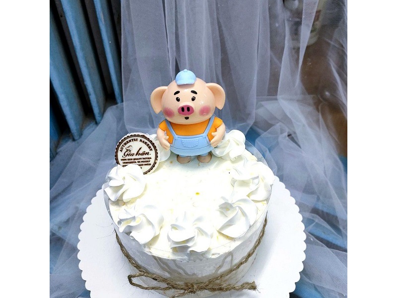 Ngộ nghĩnh với bánh kem hình con heo tại bánh Gia Hân tỉnh Bà Rịa Vũng Tàu