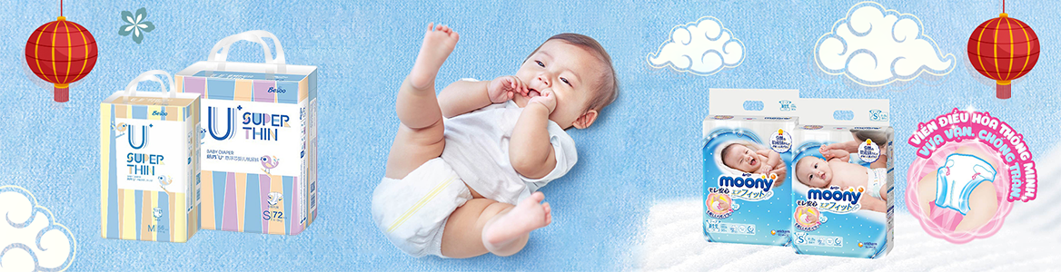 Bỉm tã, khăn ướt
