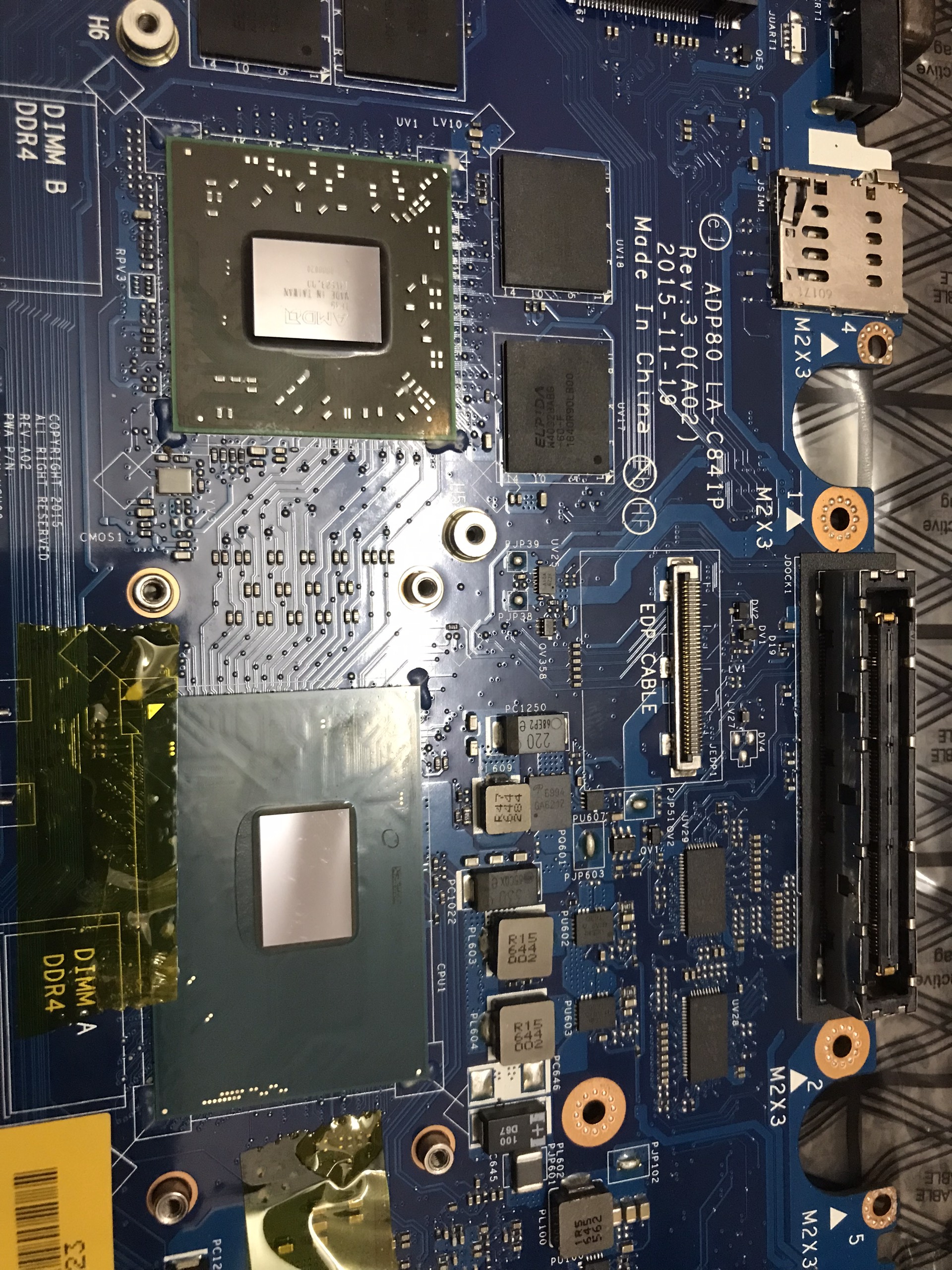 Main Dell Latitude E5570 3510 - LA-C641P, LA-C841P Main Dell Latitude E5570 3510 - LA-C641P, LA-C841P