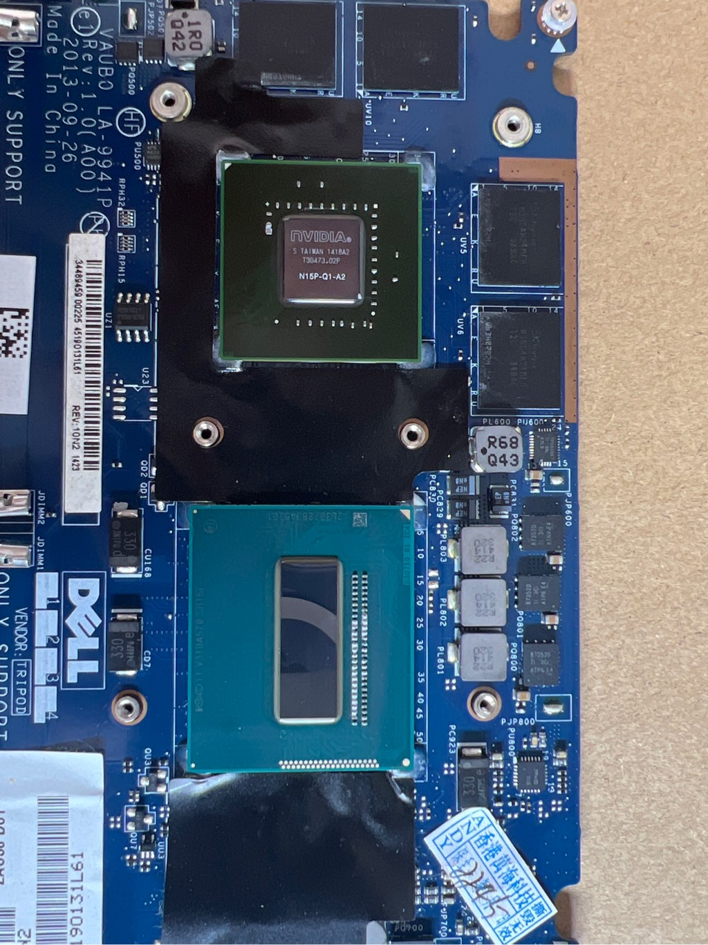 Dell XPS 15 9530 Mainboard Laptop Repair 2023 HD055 LA-L663P Dell XPS 15 9530 Mainboard Laptop Repair 2023 HD055 LA-L663P