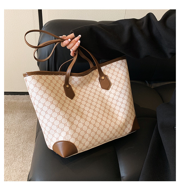 Túi Xách Nữ Size To - Giỏ Xách Lớn Đeo Vai Mona - tt230505