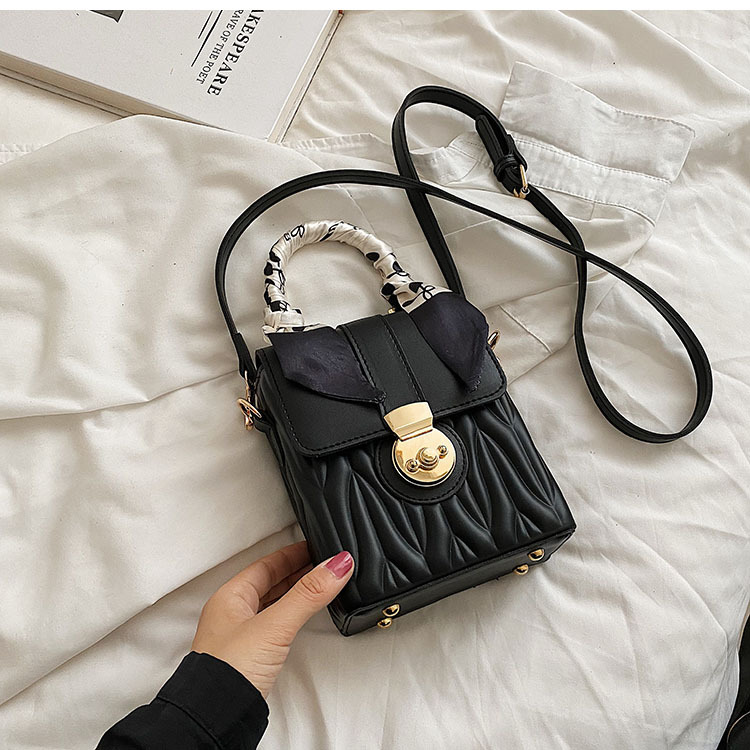 Túi Hộp Nữ Có Quai Xách - Giỏ Xách Đeo Chéo Kèm Khăn Lụa Mona - tt230139