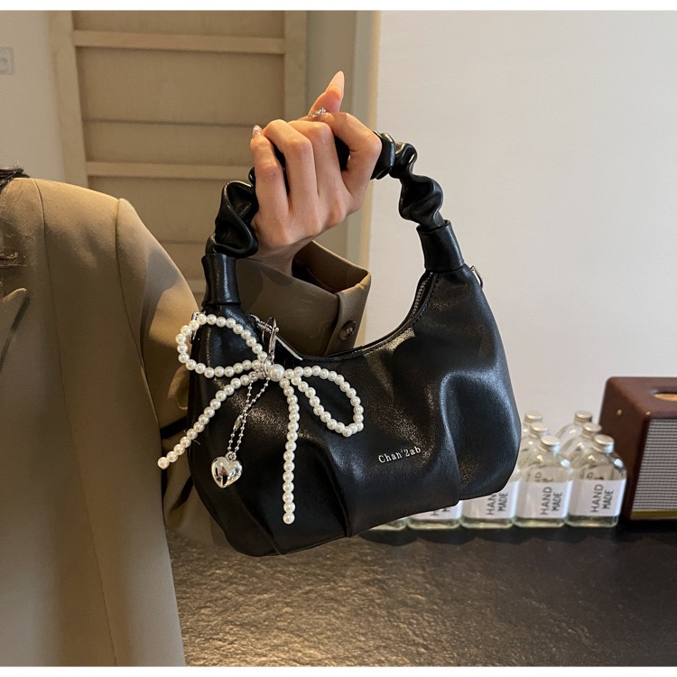 Túi Bèo Nhún Đeo Chéo Nữ - Giỏ Quai Xách Kèm Móc Đeo Túi Mona - tt240917