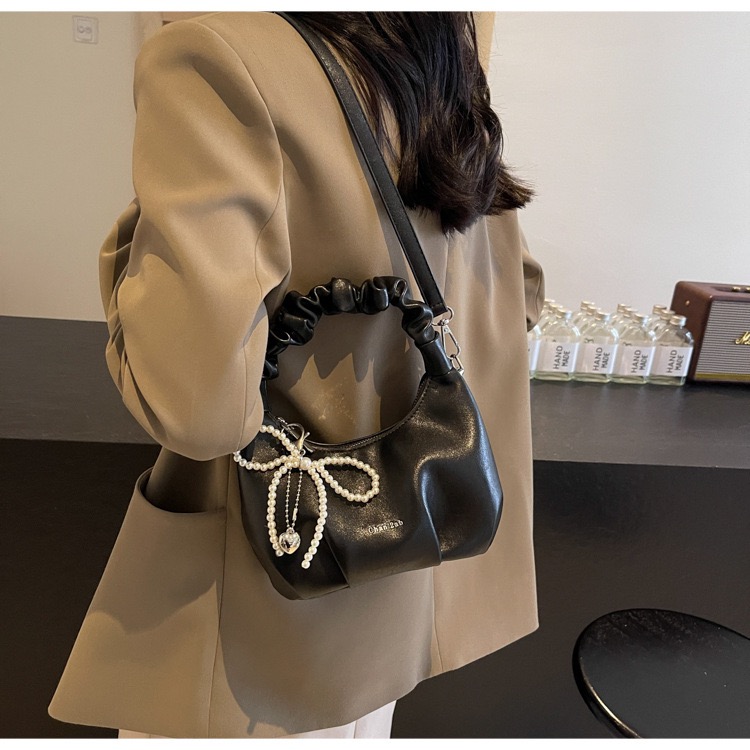 Túi Bèo Nhún Đeo Chéo Nữ - Giỏ Quai Xách Kèm Móc Đeo Túi Mona - tt240917