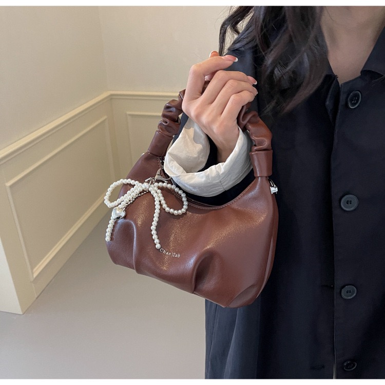 Túi Bèo Nhún Đeo Chéo Nữ - Giỏ Quai Xách Kèm Móc Đeo Túi Mona - tt240917