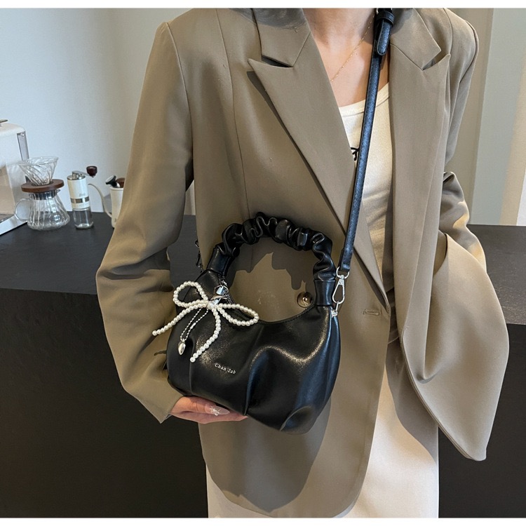 Túi Bèo Nhún Đeo Chéo Nữ - Giỏ Quai Xách Kèm Móc Đeo Túi Mona - tt240917