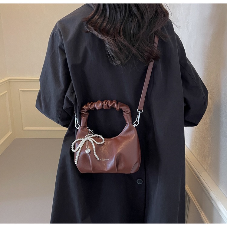 Túi Bèo Nhún Đeo Chéo Nữ - Giỏ Quai Xách Kèm Móc Đeo Túi Mona - tt240917