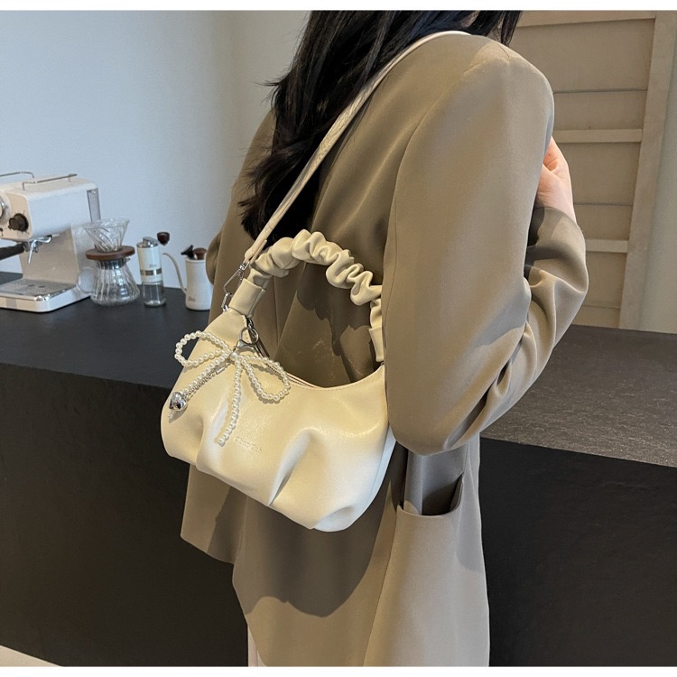 Túi Bèo Nhún Đeo Chéo Nữ - Giỏ Quai Xách Kèm Móc Đeo Túi Mona - tt240917