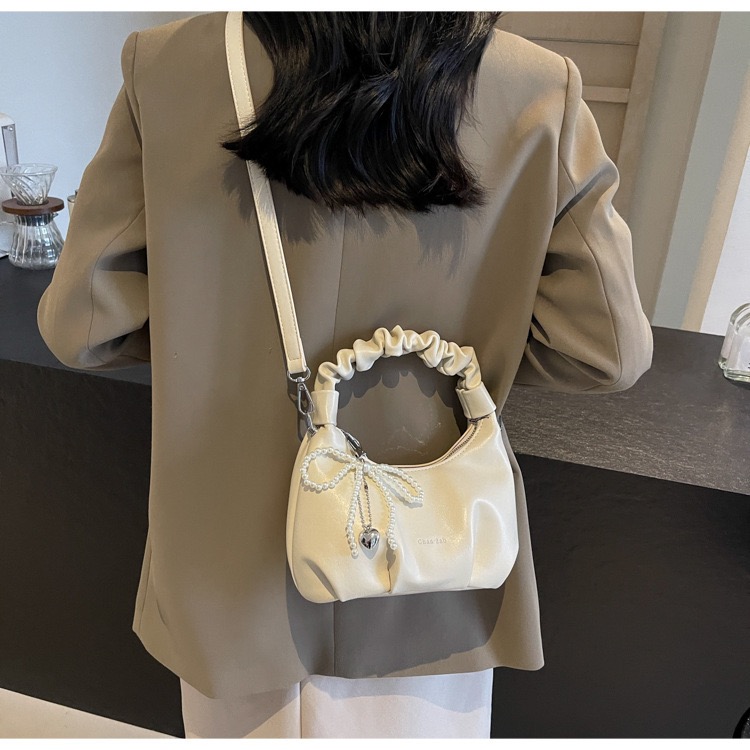 Túi Bèo Nhún Đeo Chéo Nữ - Giỏ Quai Xách Kèm Móc Đeo Túi Mona - tt240917