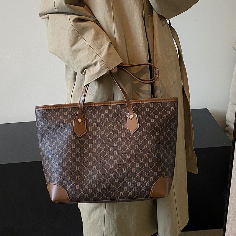 Túi Xách Nữ Size To - Giỏ Xách Lớn Đeo Vai Mona - tt230505