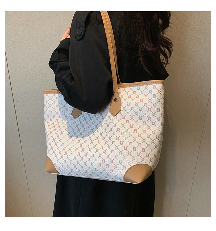 Túi Xách Nữ Size To - Giỏ Xách Lớn Đeo Vai Mona - tt230505