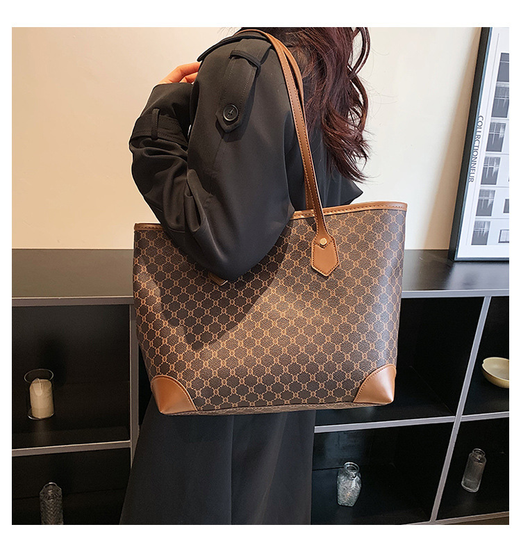 Túi Xách Nữ Size To - Giỏ Xách Lớn Đeo Vai Mona - tt230505