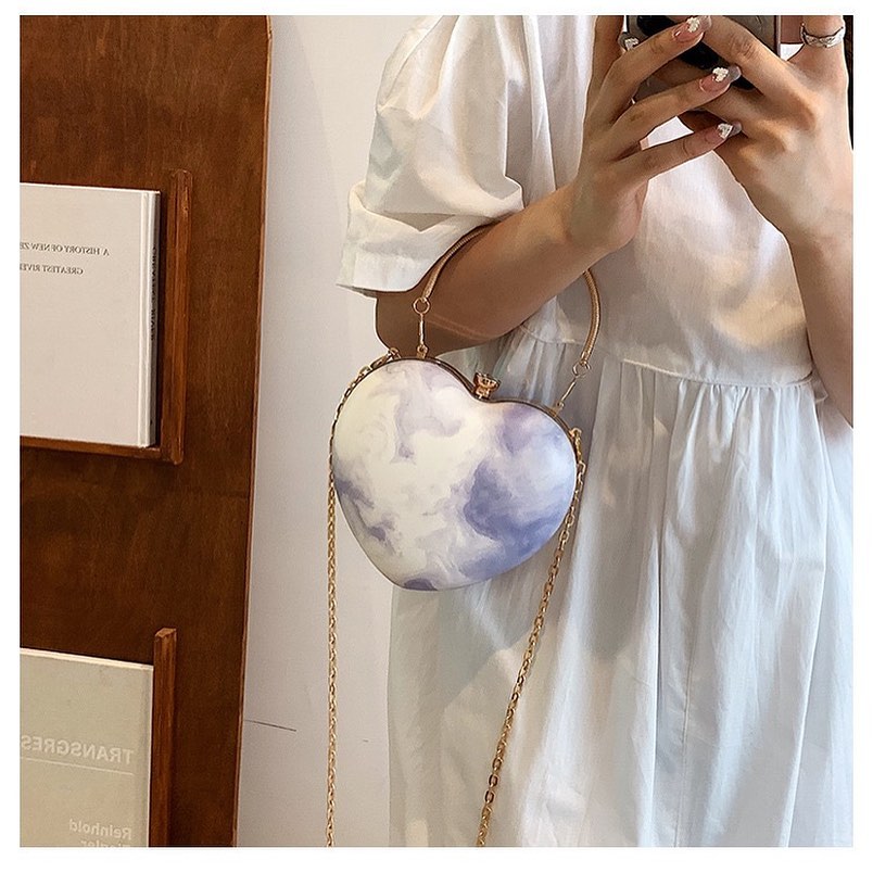 Túi Xách Trái Tim Mini Nữ - Giỏ Đeo Chéo Size Nhỏ Mona - tt220761