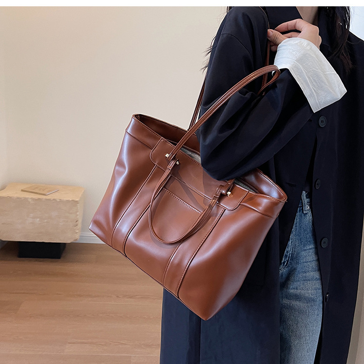 Túi Quai Xách Nữ Size Lớn - Giỏ Xách To Đeo Vai Mona - tt230918