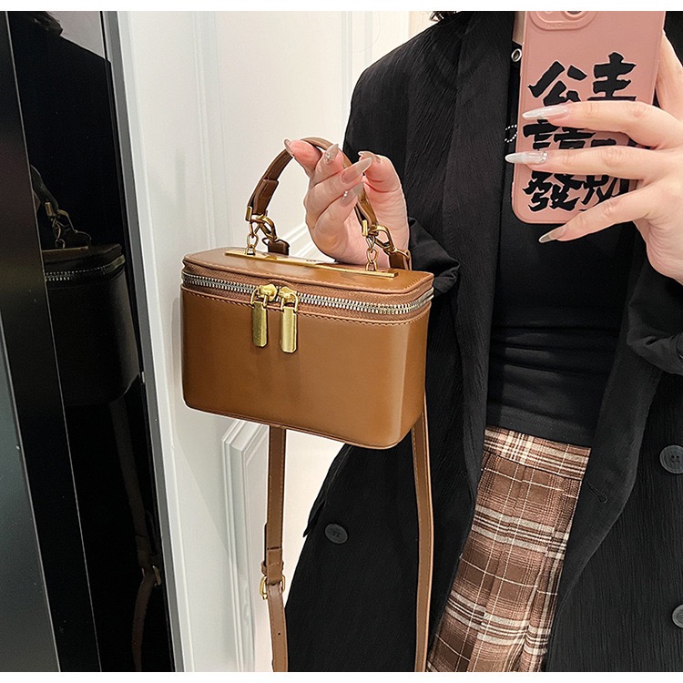 Túi Hộp Đeo Chéo Nữ Có Quai Xách - Giỏ Xách Mona - tt240503