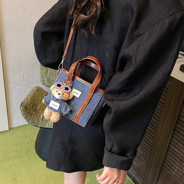 Túi Đeo Chéo - Xách Tay Màu Bò Phối Nâu - tt250939